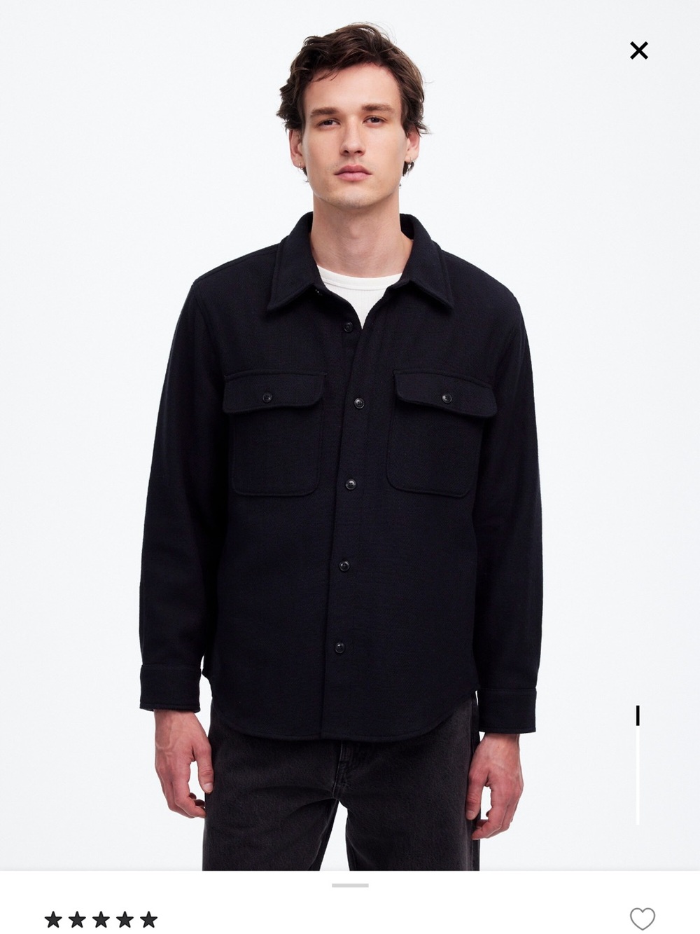 New Madewell shirt jacket
